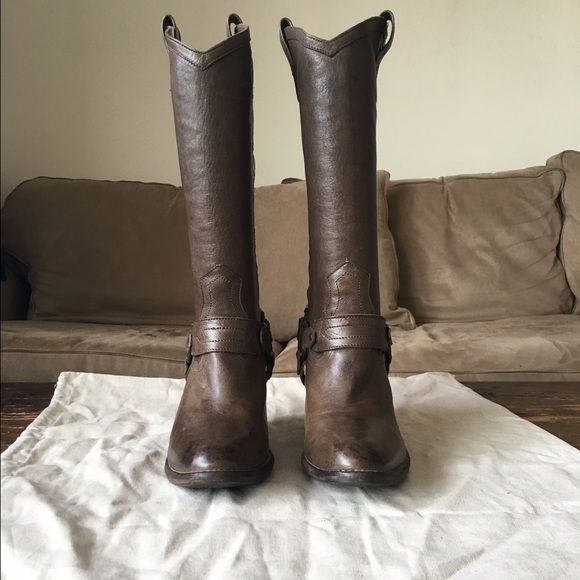 Frye Shoes - Frye pointed toe harness boot