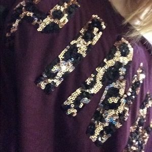 Super cute sequence long sleeve