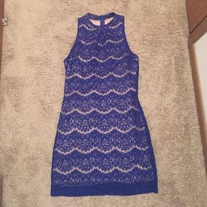 Blue Lace Dress
