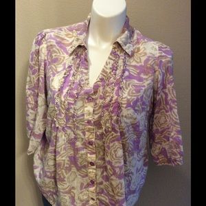 Just My Size Blouse. Size 1X/16W.