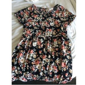 Floral print dress