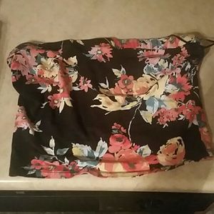 Floral tube top