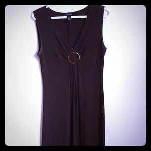 NWNT STRAPLESS  BROWN DRESS