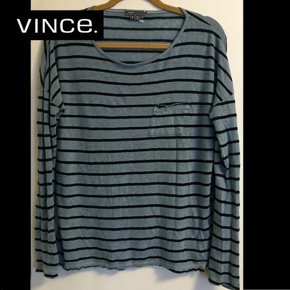 Vince Tops - SALE✨VINCE linen long sleeve tee! 🎀
