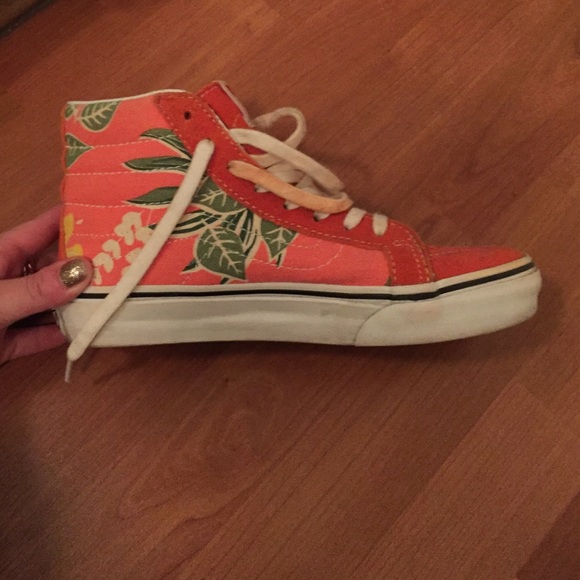 Vans orange sneakers