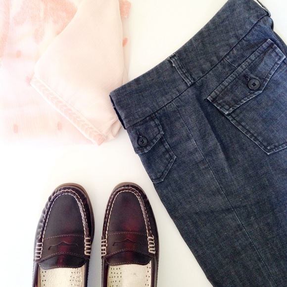 Lucky Brand Trouser Cut Dark Jeans