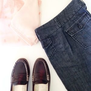 Lucky Brand Trouser Cut Dark Jeans