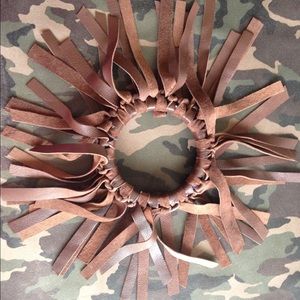 Handmade leather jewelry