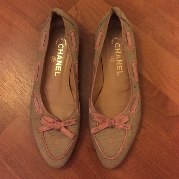 Chanel ballet flat espadrilles