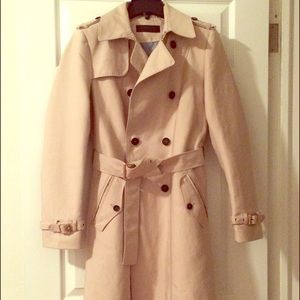 Zara tan trench coat