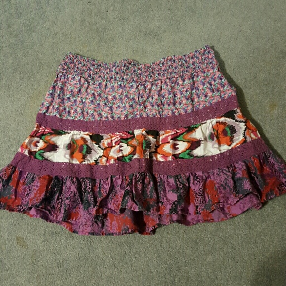 Multi colored skirt