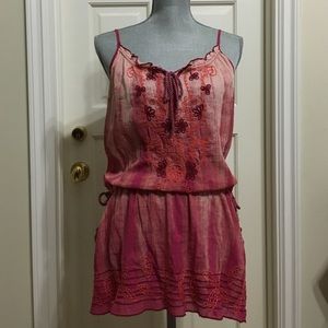 Pink free people dress