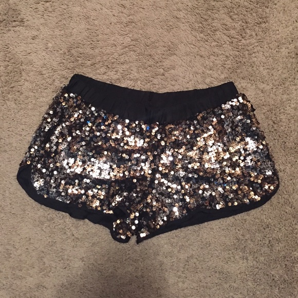 Sequin shorts