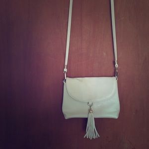 Cream Tassle Crossbody