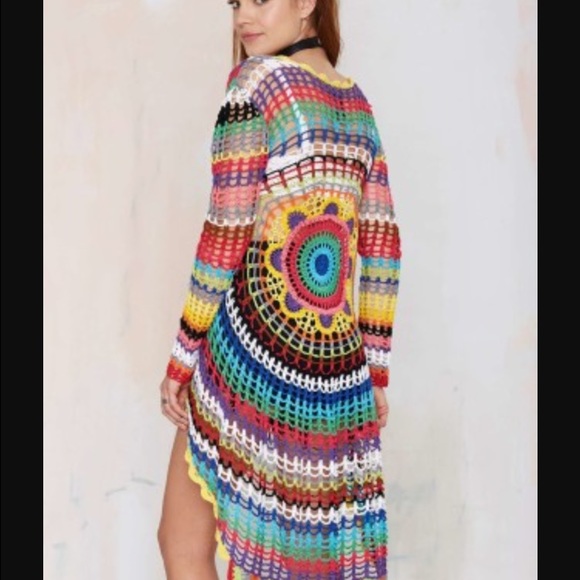 UNIF Sweaters - 📌 Unif Mandala crochet cardigan in small
