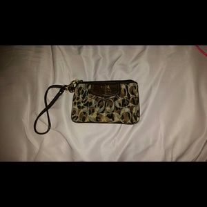 Coach Wristlet, cheetah print