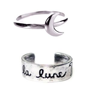 La Lune Midi Rings Set