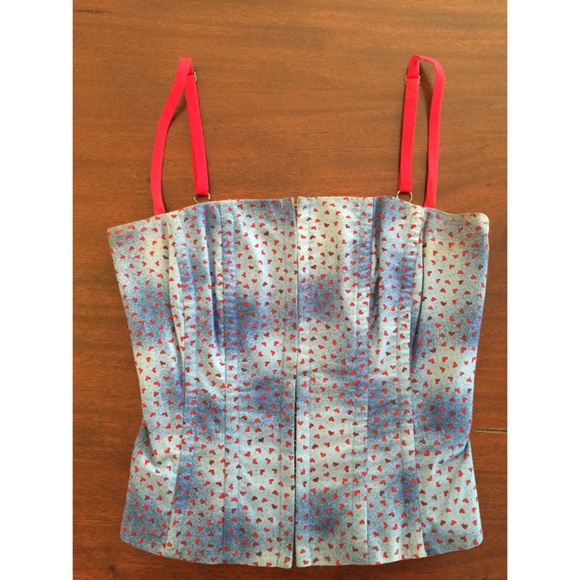 Shoshanna Corset Top Reversible Size S