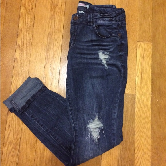 refuge Denim - Refuge ripped stretchy skinny jean