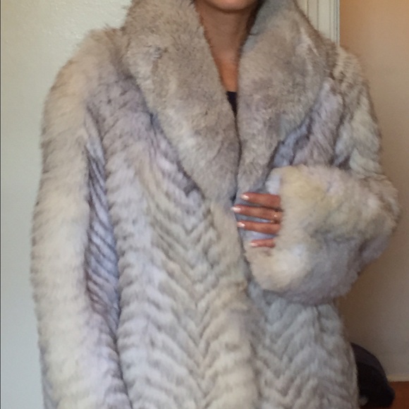 Women's natural fur coat