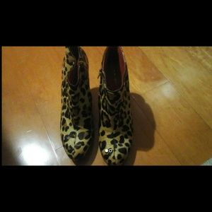 Nine West Calf hair Booties size 10 1/2