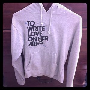 "To write love on her arms" hoodie