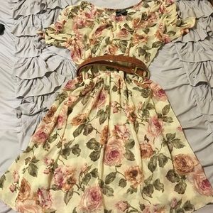 Floral print dress