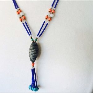 Boho Gypsy Tassel Pendant Necklace