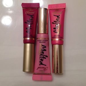 Too faced melted lipsticks
