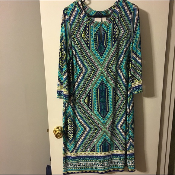 Chico's Dresses & Skirts - Chicos Print Dress Size 2 (12/14)
