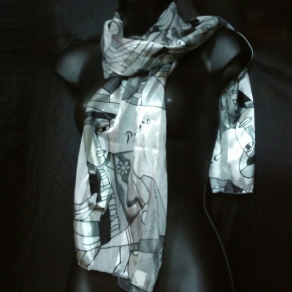 Picasso Silky Scarf - Picture 1 of 4