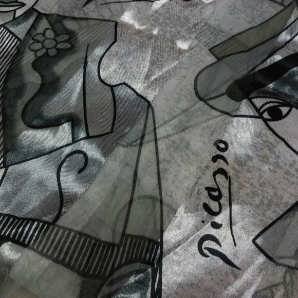 Picasso Silky Scarf - Picture 2 of 4