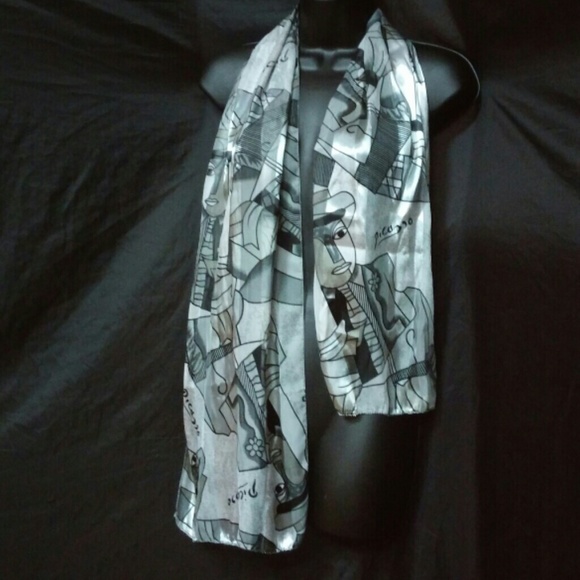 Picasso Silky Scarf - Picture 4 of 4