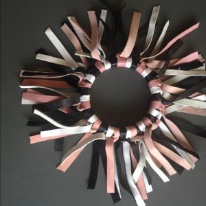 Handmade leather jewelry