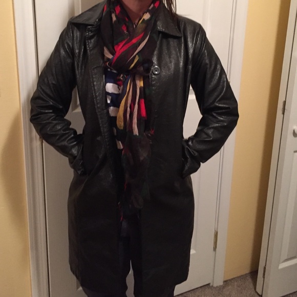 Pretty Pleather Coat - Picture 4 of 4