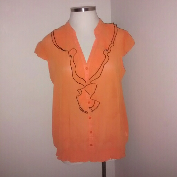 Ladies chiffon ruffle
