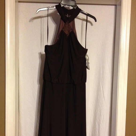 Nine West Brown halter dress