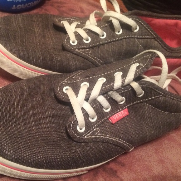 Pink and Grey Vans