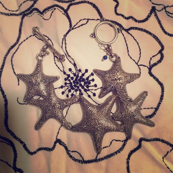 Lucky Brand Silver Starfish Bracelet.