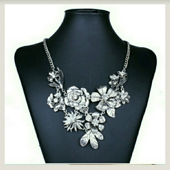 Flower Statement Necklace