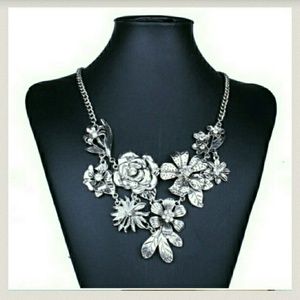 Flower Statement Necklace
