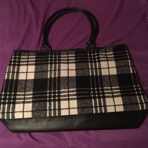 Plaid Tote