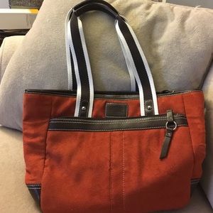 Perfect winter Coach bag & wristlet wallet!