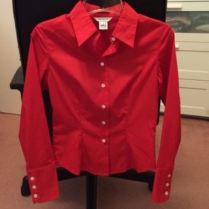 Bold Red Dress Shirt