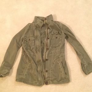 Tommy Hilfiger green utility jacket
