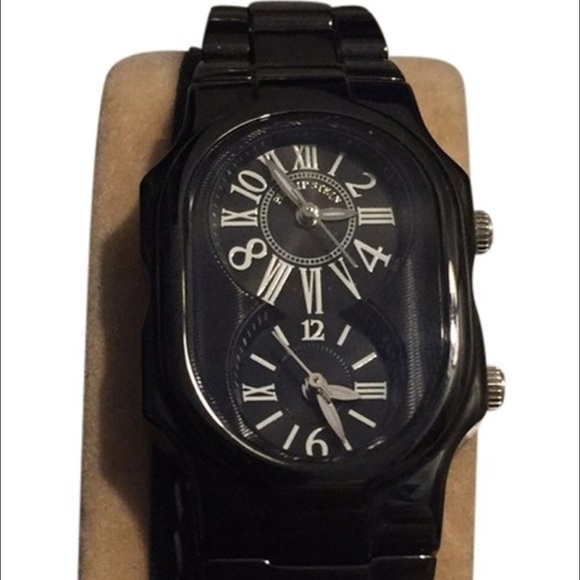 Philip Stein Black Ceramic Watch