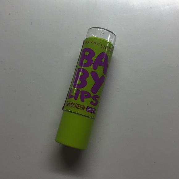 Maybeline lip balm.