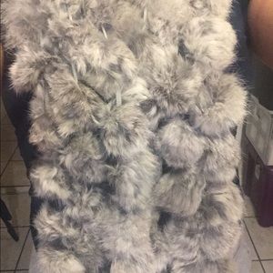 Rabbit Fur Scarf