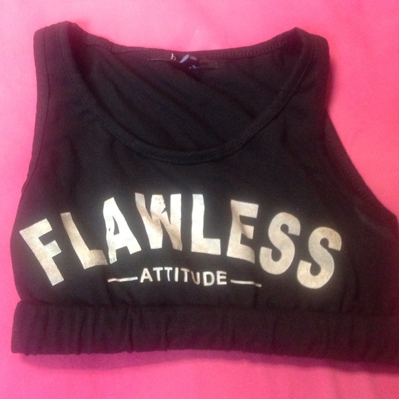 Flawless crop top sports bra