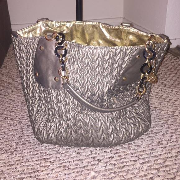 Silver and gold tote from Big Buddah! ✨